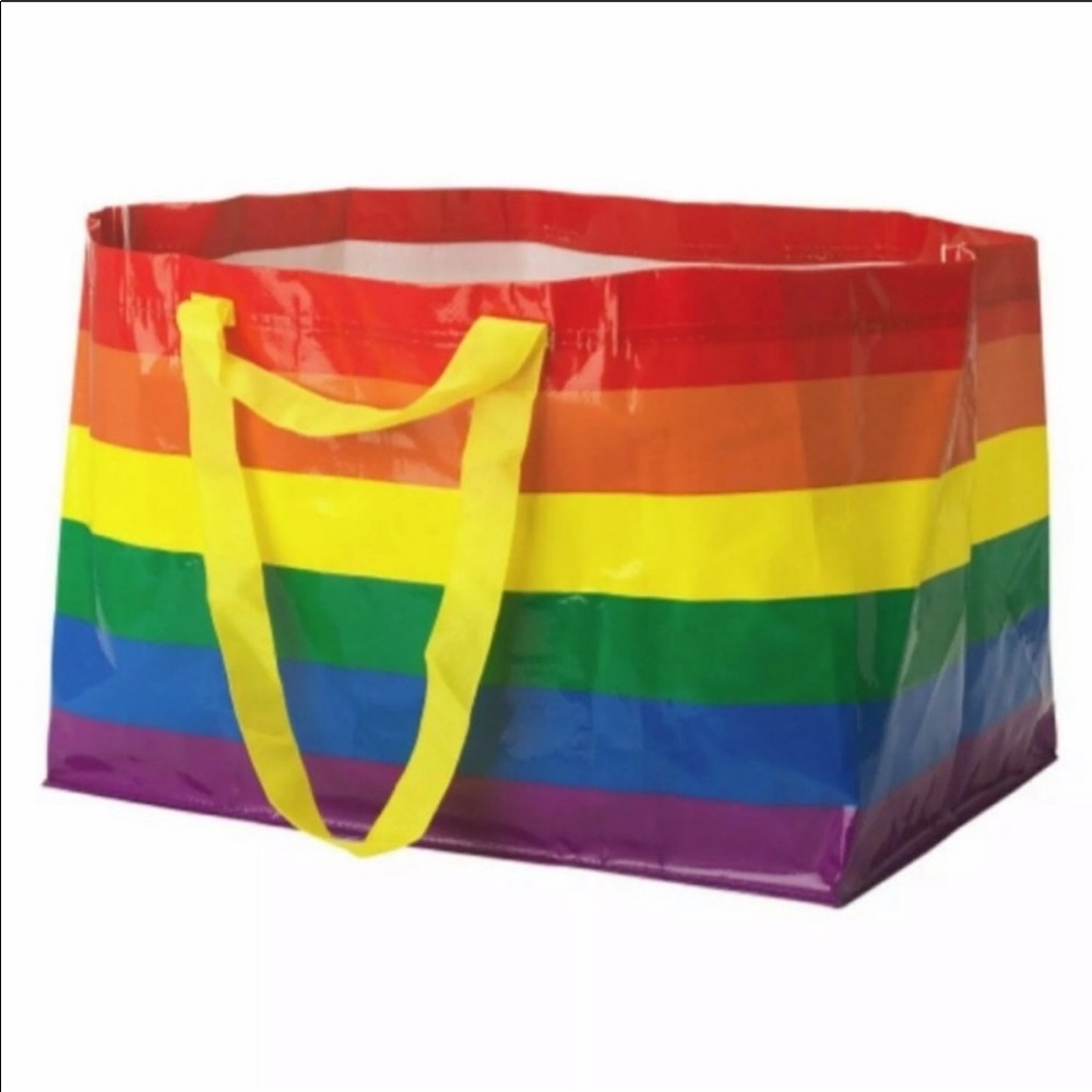 (1) IKEA Rainbow Pride Tote Big Bags - Picture 2 of 3